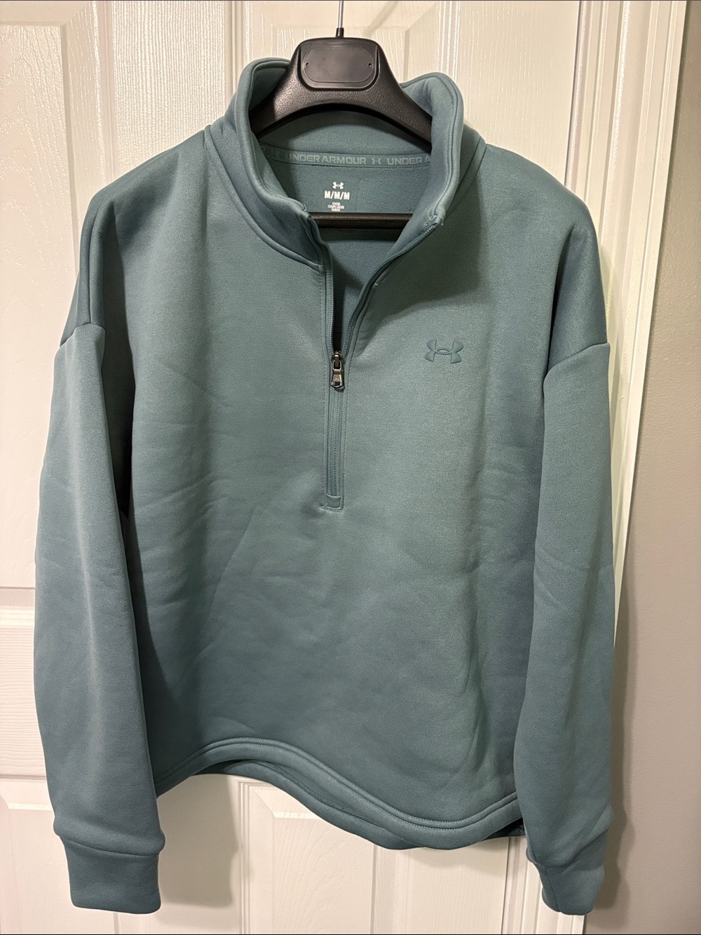 Under Armour Women's Quarter-Zip Pullover Hoodie — Teal